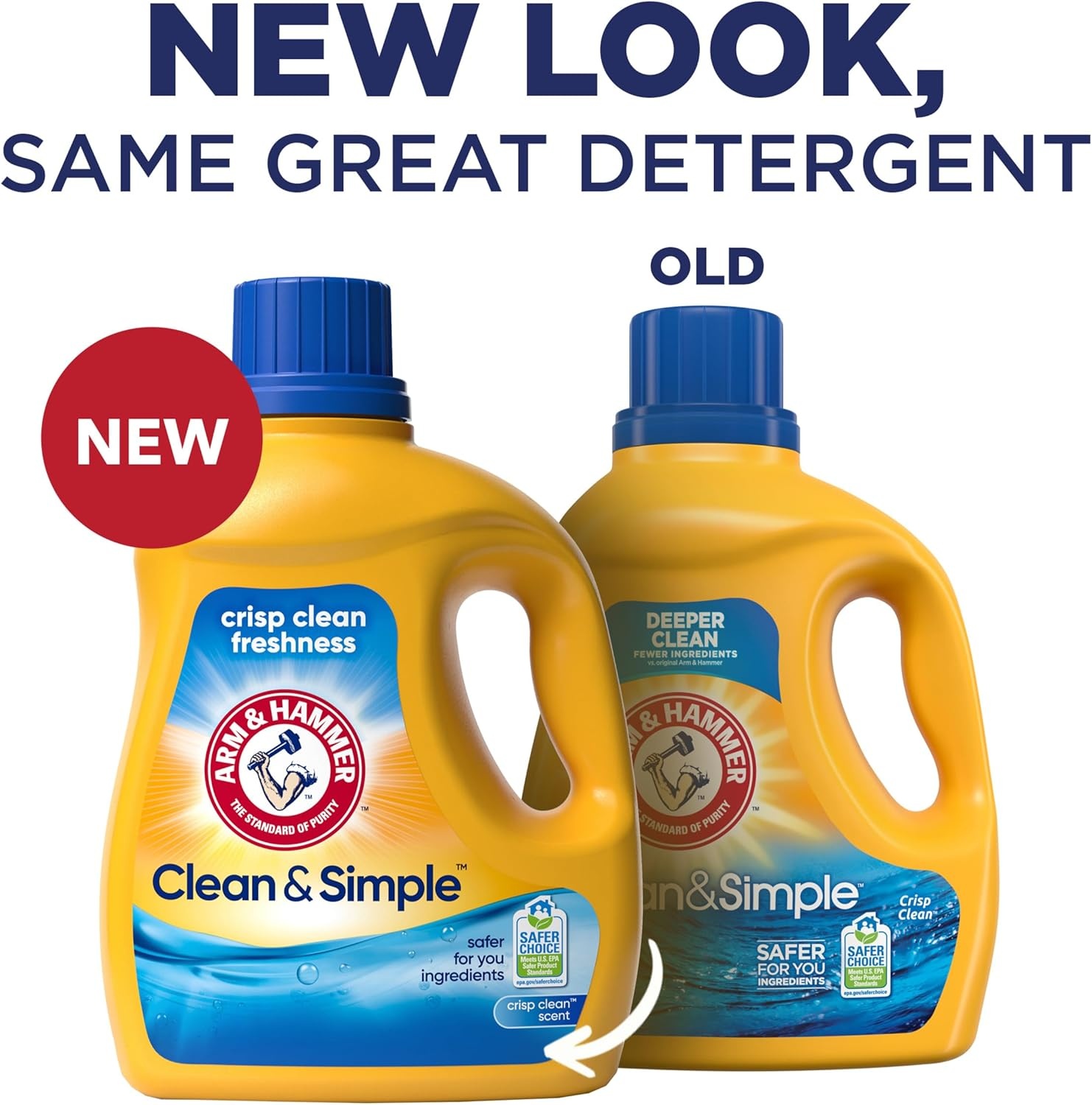 image:imageARM amp HAMMER Clean amp Simple 77 Loads Liquid Laundry Detergent 1005 Fl ozCrisp Clean