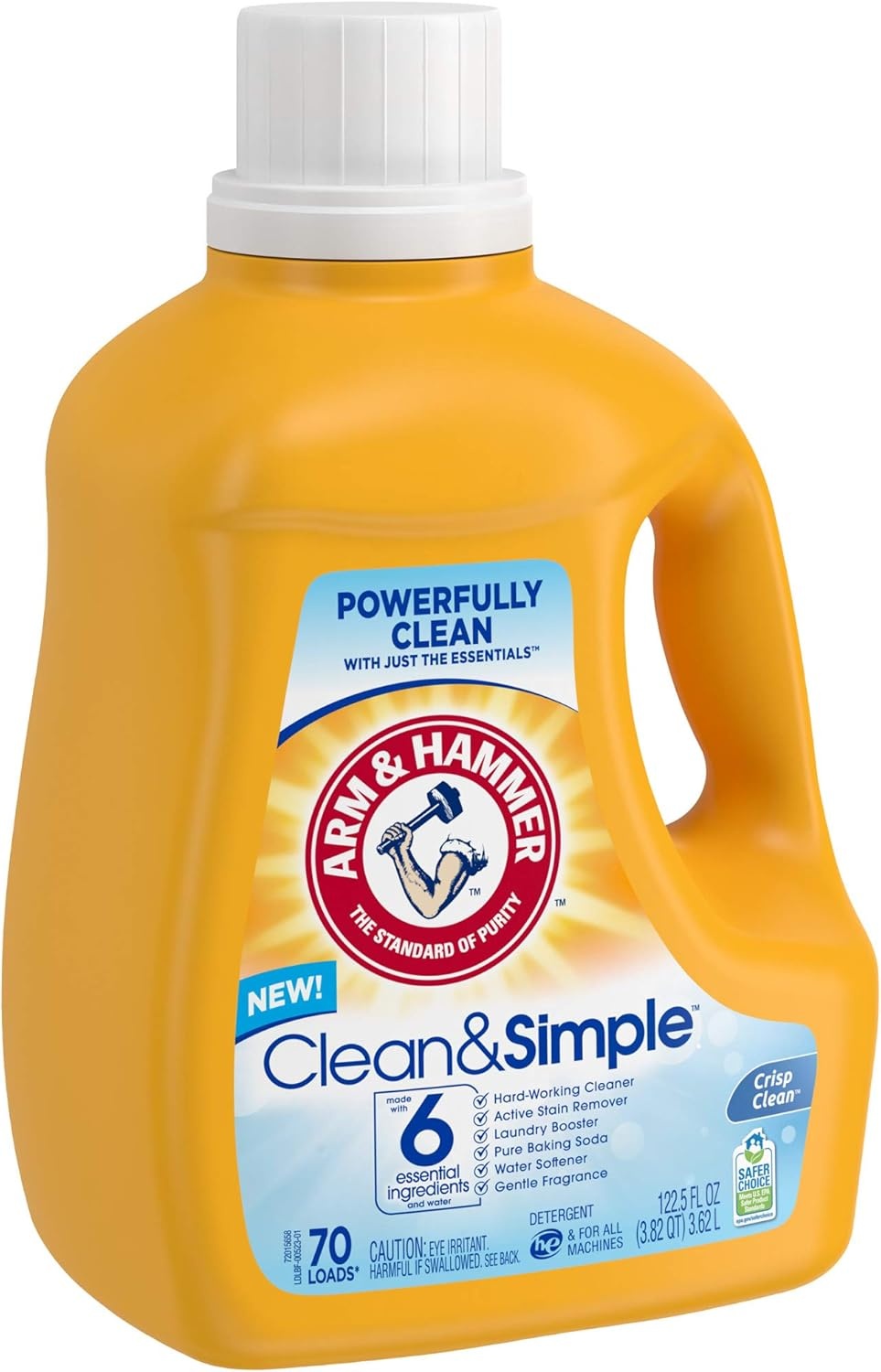 image:imageARM amp HAMMER Clean amp Simple 77 Loads Liquid Laundry Detergent 1005 Fl ozCrisp Clean