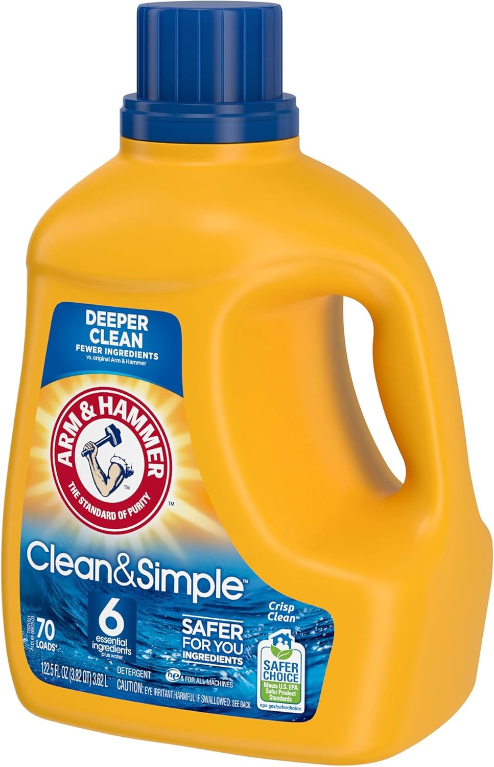 image:imageARM amp HAMMER Clean amp Simple 77 Loads Liquid Laundry Detergent 1005 Fl ozCrisp Clean
