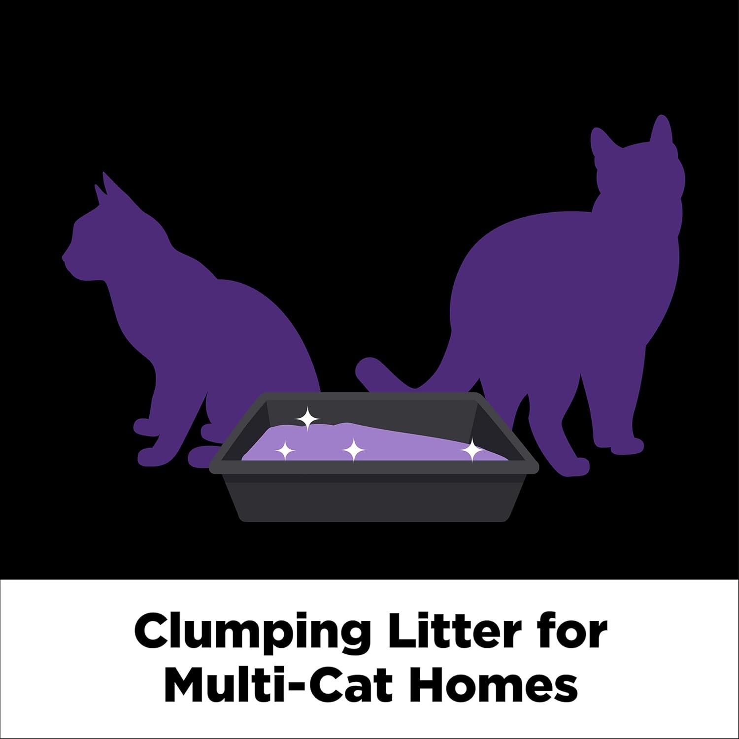 image:imageARM amp HAMMER Clump amp Seal SLIDE Platinum MultiCat Clumping Cat Litter Easy Clean Technology with No Scrubbing 14Day Odor Control 37 lbsSLIDE Platinum Clumping Litter