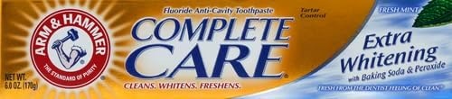 image:imageARM amp HAMMER Complete Care Toothpaste Teeth Whitening Toothpaste Fluoride Whole Mouth Protection Fresh Mint Flavor 60 oz Pack of 1Mint