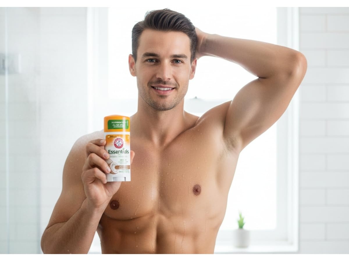 image:imageARM amp HAMMER Essentials Deodorant Made with Natural Deodorizers Coconut Geranium Free From Aluminum Parabens amp Phthalates 25 oz Pack of 2Coconut