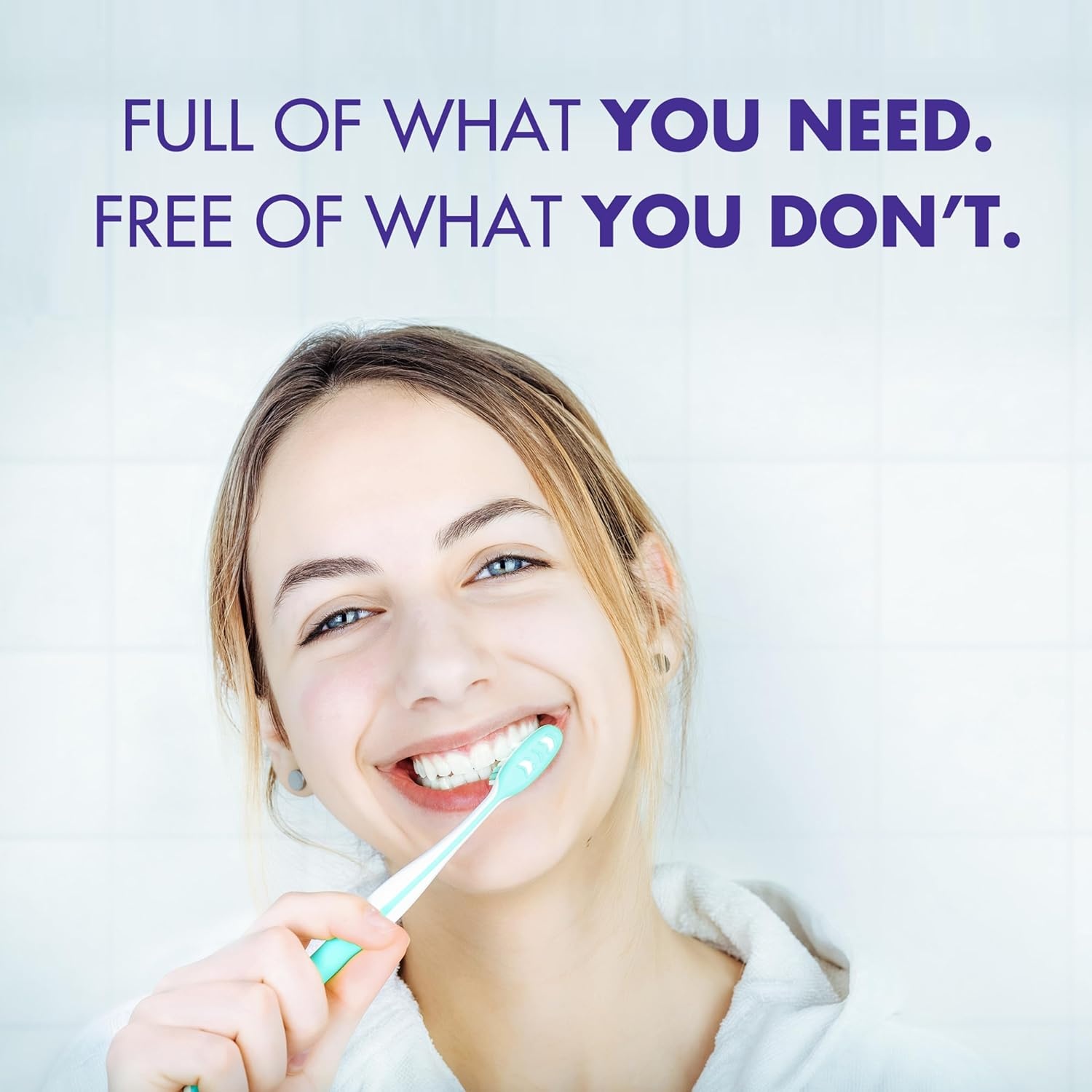 image:imageARM amp HAMMER Essentials Whiten amp Strengthen Fluoride Toothpaste4 Pack of 43oz Tubes Fresh Mint 100 Natural Baking Soda Fluoride Toothpaste