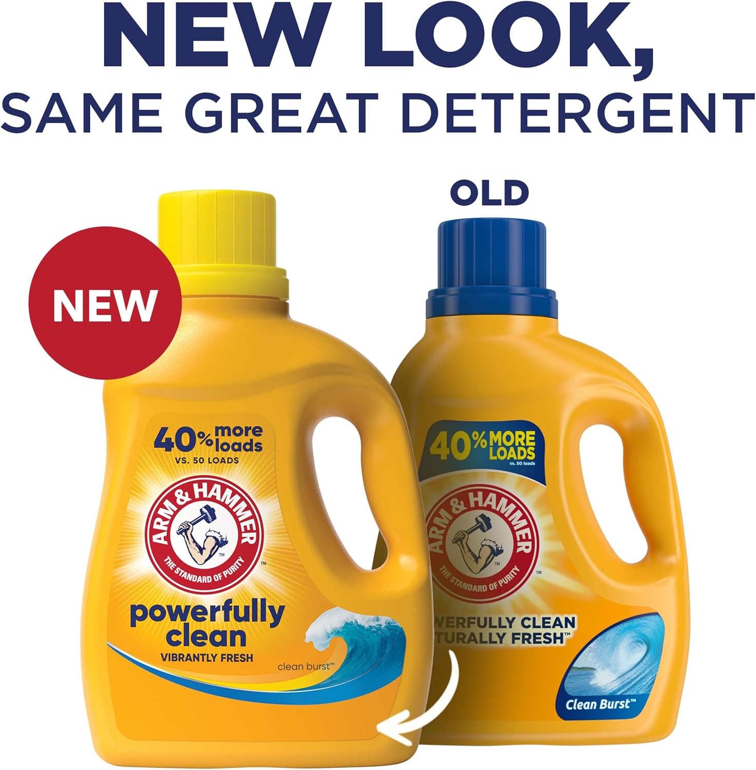 image:imageARM amp HAMMER Liquid Laundry Detergent Powerfully Clean Clean Burst Scent More Loads 205 Loads 205 Fl OzClean Burst