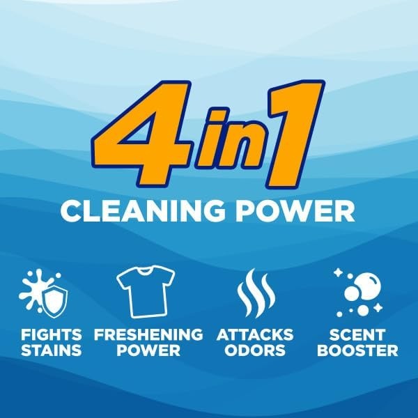 image:imageARM amp HAMMER Liquid Laundry Detergent Powerfully Clean Clean Burst Scent More Loads 205 Loads 205 Fl OzClean Burst