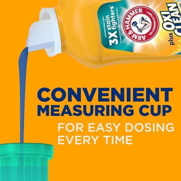 image:imageARM amp HAMMER Plus OxiClean Fade Defense 77 Loads Liquid Laundry Detergent 1005 Floz