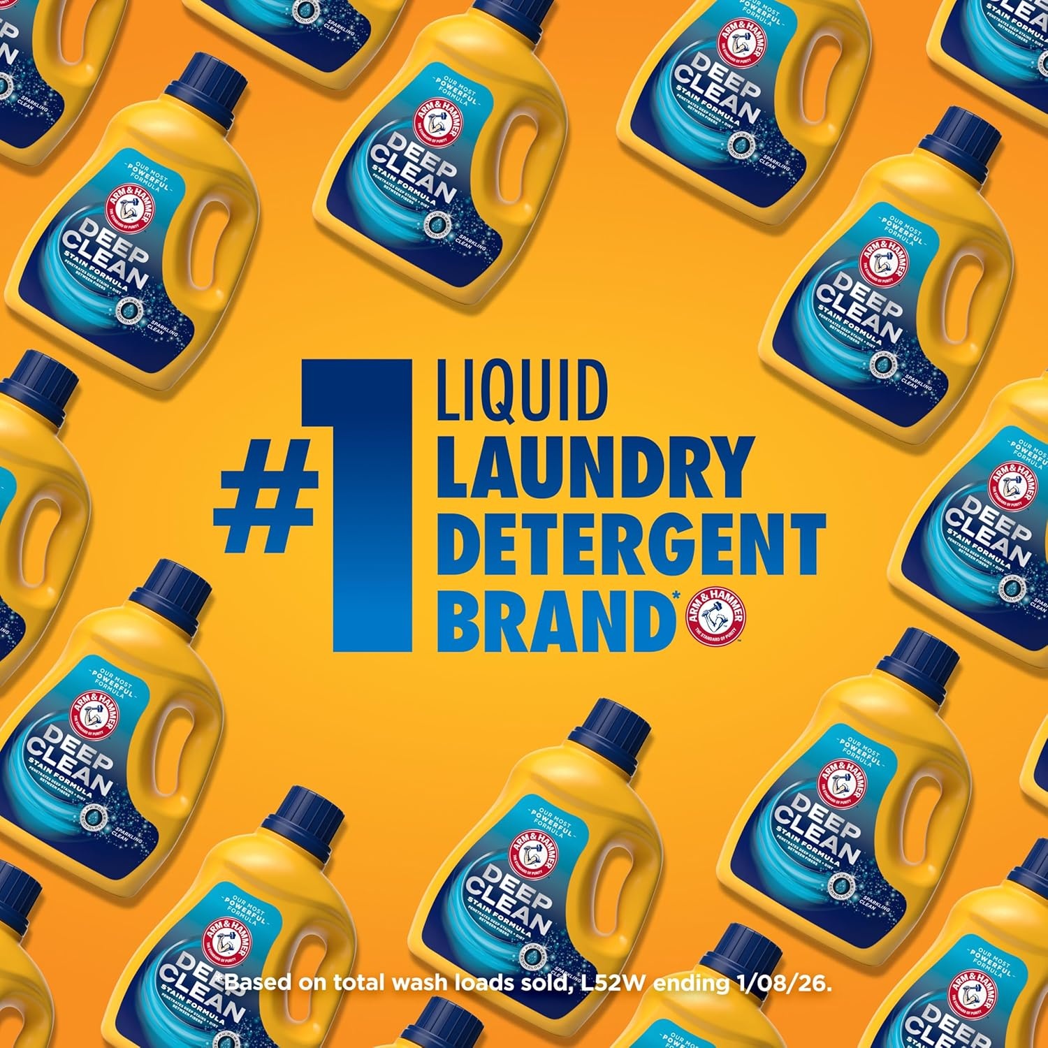 image:imageARM amp HAMMER Plus OxiClean Max Force Deep Clean Stain Formula Liquid Laundry Detergent Sparkling Clean Scent 150 Fl Oz 100 LoadsSparkling Clean