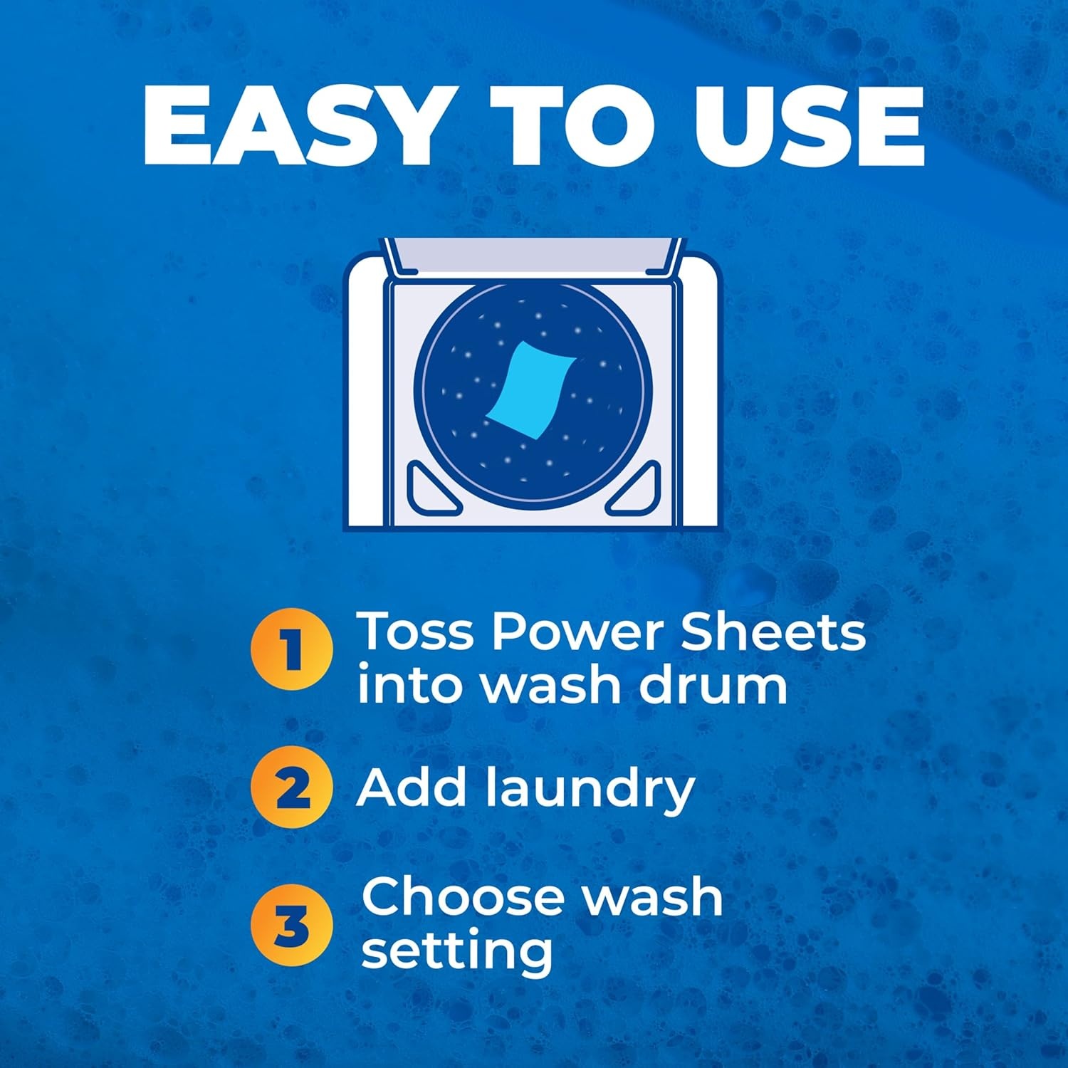 image:imageARM amp HAMMER Power Sheets Laundry Detergent Plus OxiClean Stain Fighters 6in1 Sparkling Fresh Scent 42 Count 84 Medium Loads