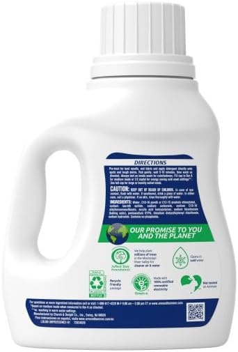 image:imageARM amp HAMMER Sensitive Skin Free amp Clear 140 Loads Liquid Laundry Detergent 140 Fl ozFragrance Free
