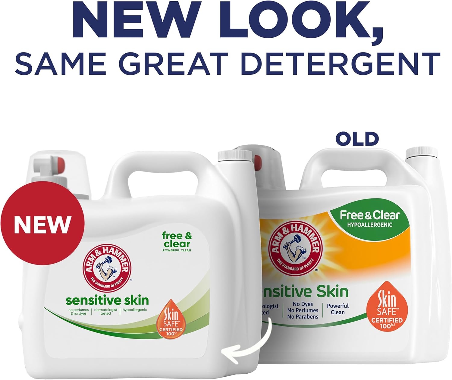 image:imageARM amp HAMMER Sensitive Skin Free amp Clear 140 Loads Liquid Laundry Detergent 140 Fl ozFragrance Free