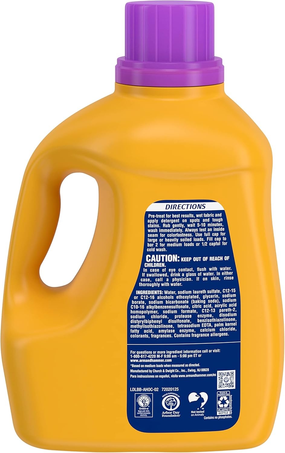 image:imageARM amp HAMMER Sensitive Skin Free amp Clear 140 Loads Liquid Laundry Detergent 140 Fl ozFresh Burst