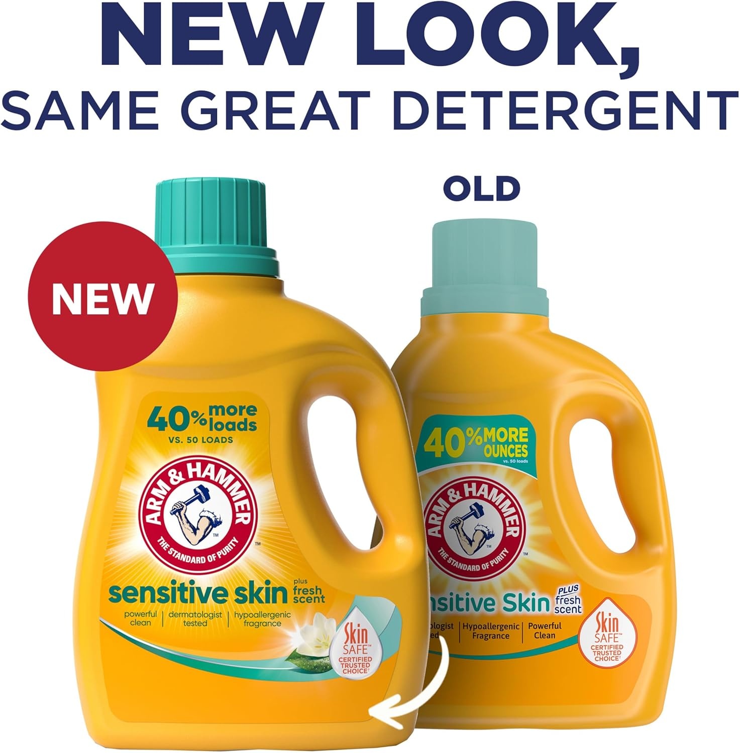 image:imageARM amp HAMMER Sensitive Skin Liquid Laundry Detergent Fresh Scent 105 fl oz 105 LoadsFresh Scent