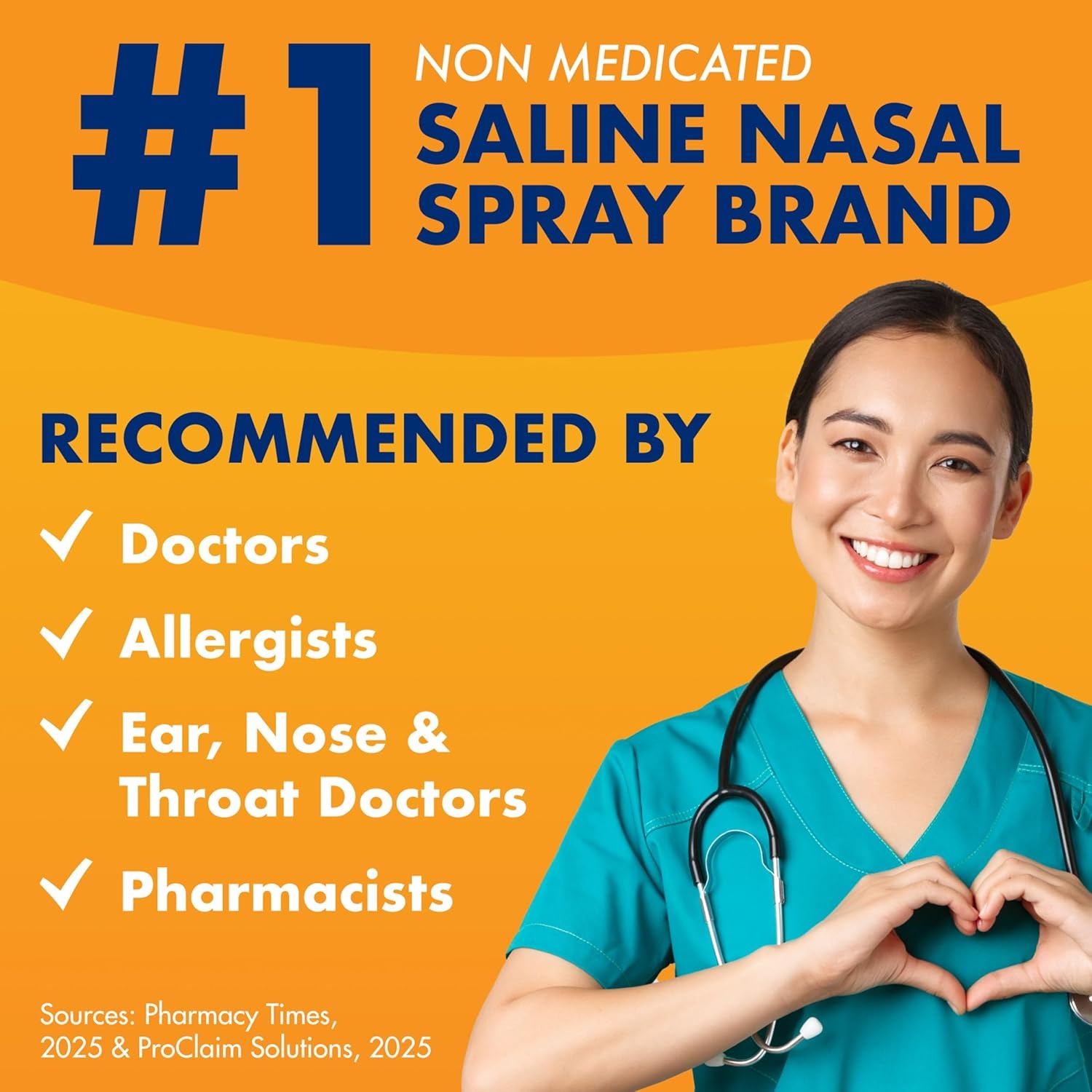image:imageARM amp HAMMER Simply Saline Nighttime Nasal Mist 46oz Instant Relief for SEVERE Congestion One 46oz BottleNasal Mist