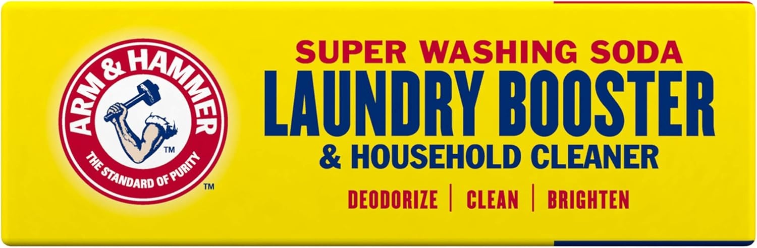 image:imageARM amp HAMMER Super Washing Soda Household Cleaner and Laundry Booster 55 oz BoxMulti