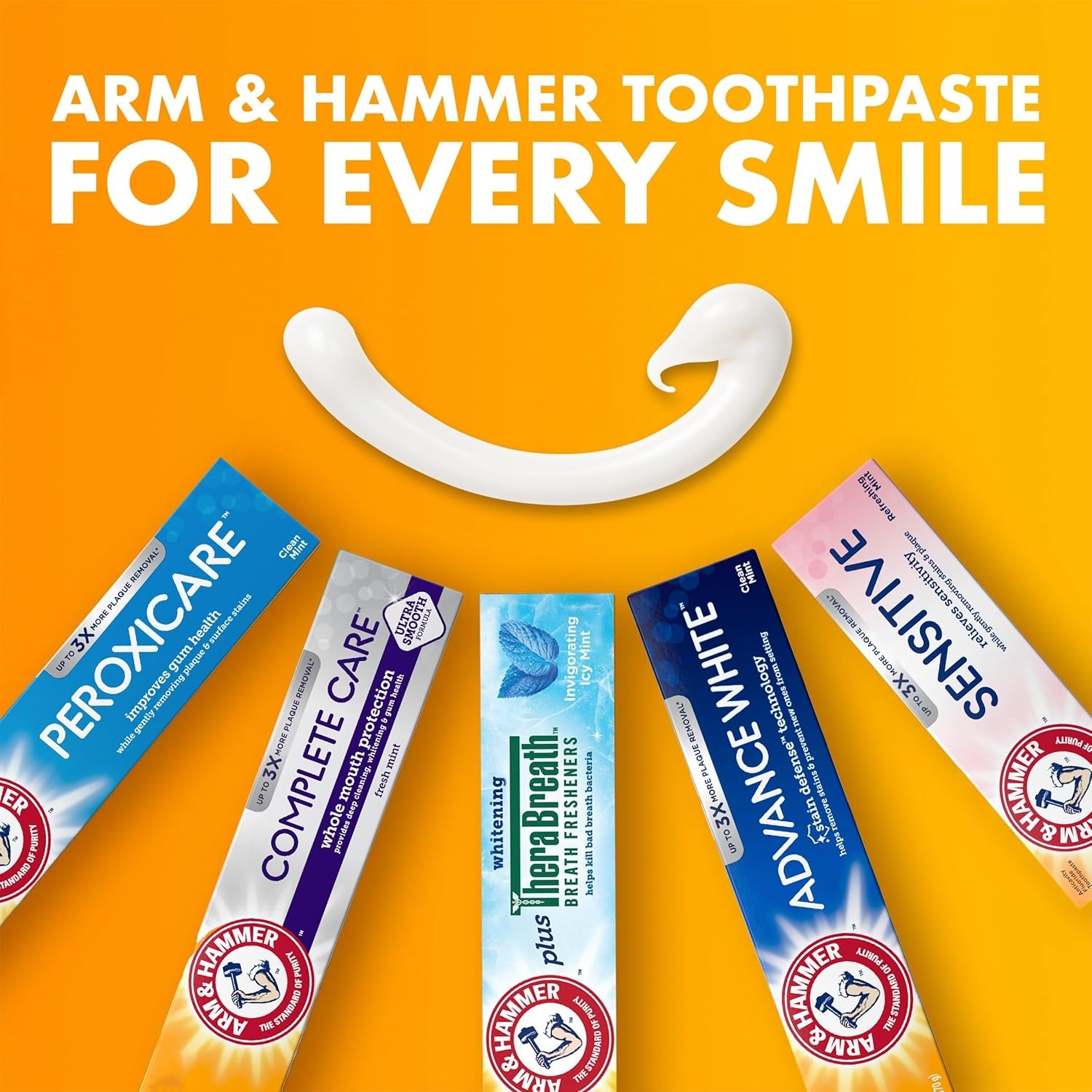 image:imageARM amp Hammer Toothpaste Plus TheraBreath Breath Fresheners ICY Mint Flavor Teeth Whitening Toothpaste Anticavity Fluoride for Bad Breath 55 Oz Pack of 255 Ounce Pack of 12