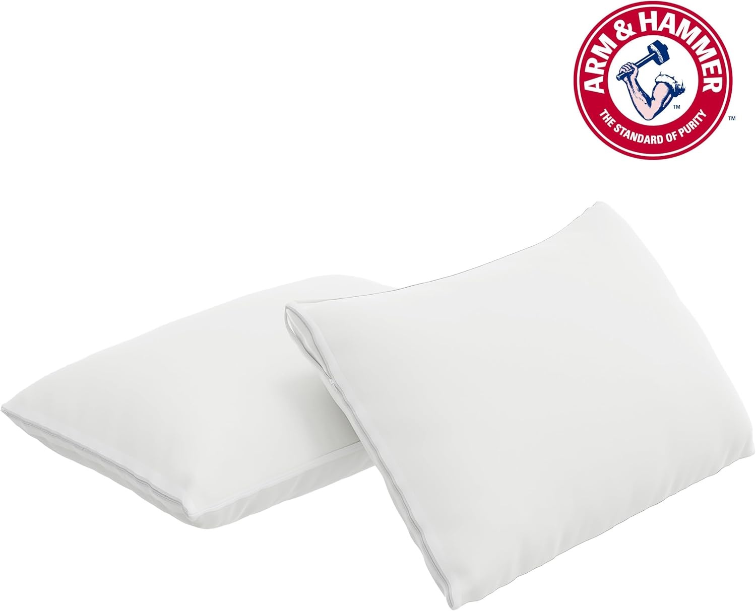 image:imageArm amp Hammer Cooling Comfort Zippered Pillow Protector 2Pack StandardQueenStandardQueen