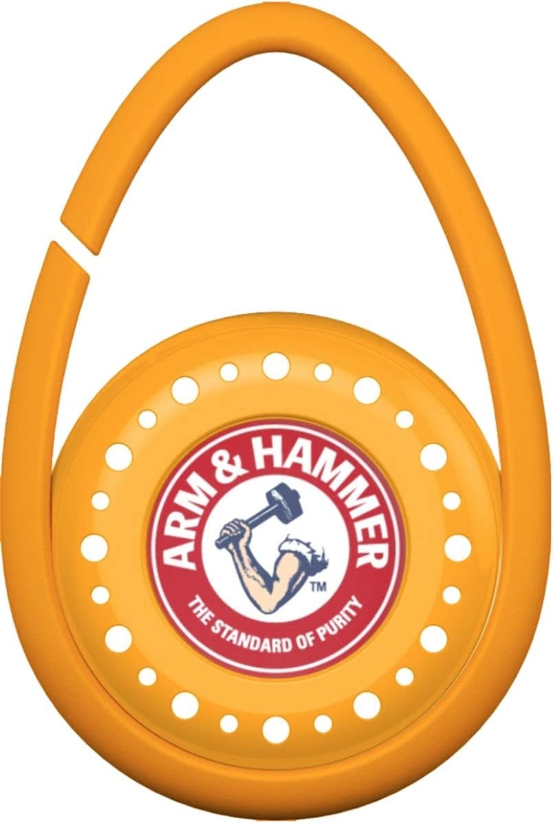 image:imageArm amp Hammer OdorBusterz ClipMATE Clean Burst 4 Count ClipOn Odor Absorber with Baking Soda Carabiner Clip for Gym Bags Backpacks amp Travel Gear2 Count Pack of 1