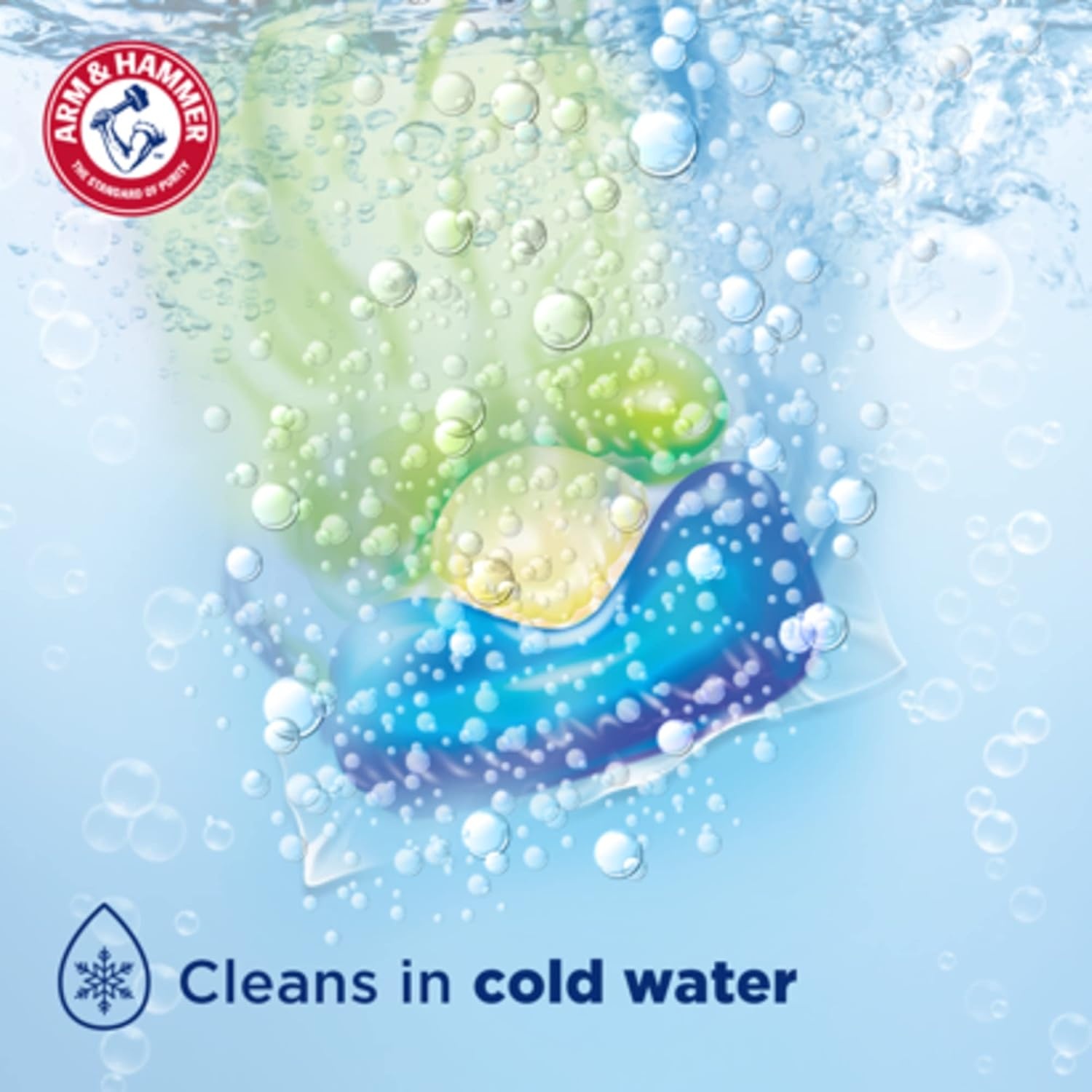 image:imageArm amp Hammer Plus OxiClean 5in1 Laundry Detergent Power Paks 42 Count Packaging may varyFresh Scent