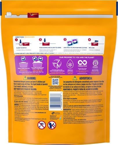 image:imageArm amp Hammer Plus OxiClean With Odor Blasters Laundry Detergent 5IN1 Power Paks 42CT Packaging may varyFresh Burst