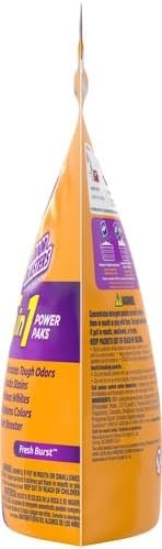 image:imageArm amp Hammer Plus OxiClean With Odor Blasters Laundry Detergent 5IN1 Power Paks 42CT Packaging may varyFresh Burst