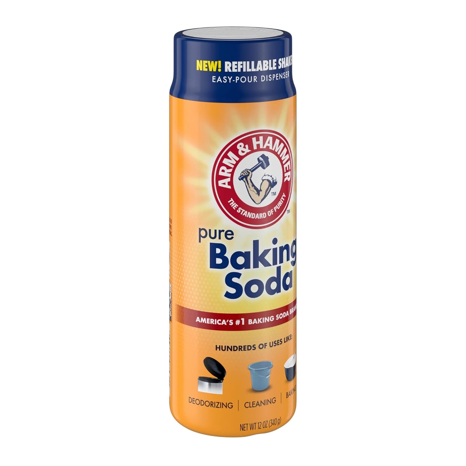image:imageArm amp Hammer Pure Baking Soda Shaker 12 Oz Pack of 612 Ounce Pack of 12