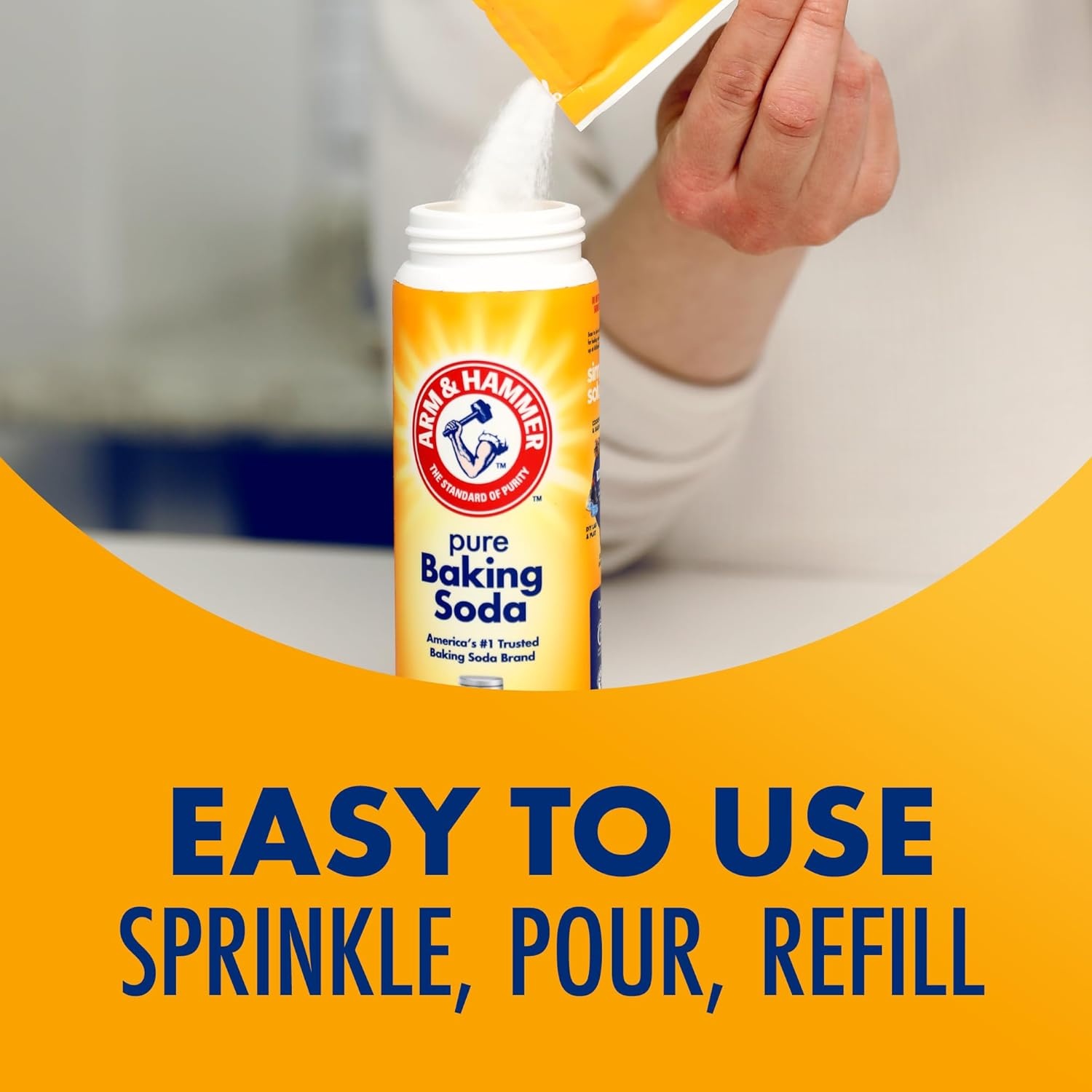 image:imageArm amp Hammer Pure Baking Soda Shaker 12 Oz Pack of 612 Ounce Pack of 12