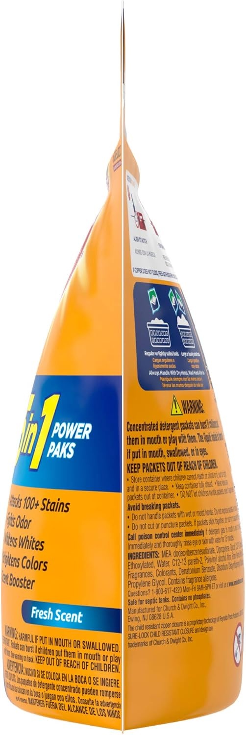 image:imageArm amp Hammer Sensitive Fresh Scent 5IN1 Power Paks 42 countFresh Scent