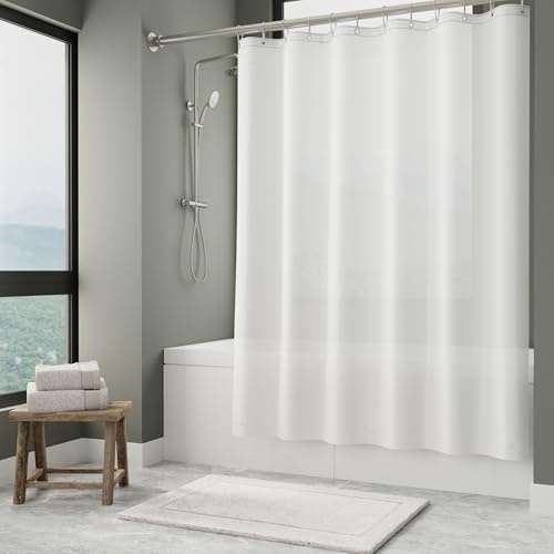 image:imageArm amp Hammer Waterproof Quick Drying Shower Liner Lightweight Design 70 x 72 FrostedClear