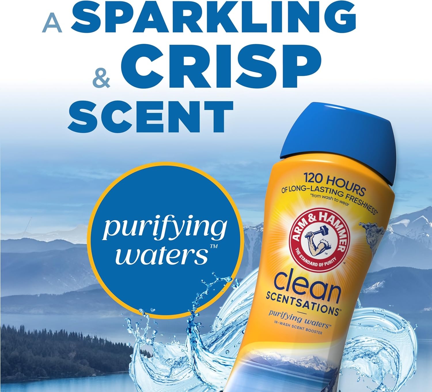 image:imageArm amp Hammer inWash Scent Booster Purifying Waters 378 oz