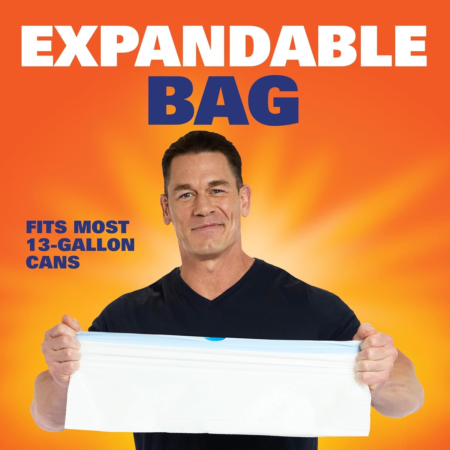 image:imageHefty Ultra Strong 13 Gallon Trash Bags Tall Kitchen Trash Bags 13 Gallon Size Drawstring Closure Continuous Odor Control White Unscented 110 Bags110 Count Pack of 3