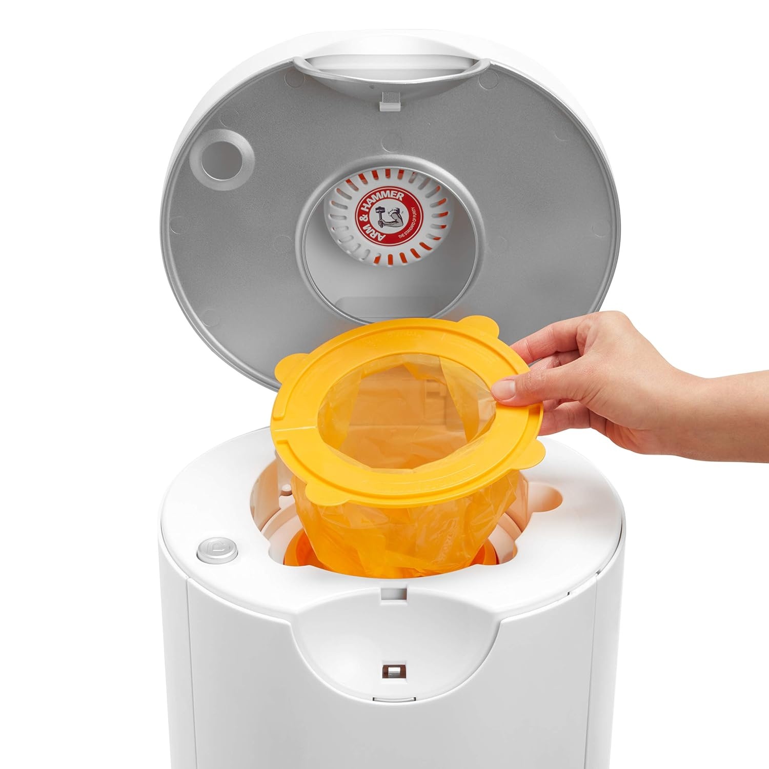 image:imageMunchkin Arm amp Hammer Diaper Pail Refill Bags Snap Seal Toss Disposable Diaper Trash Bags Lavender Scented 20 Pack Holds up to 600 Newborn Diapers6 Pack