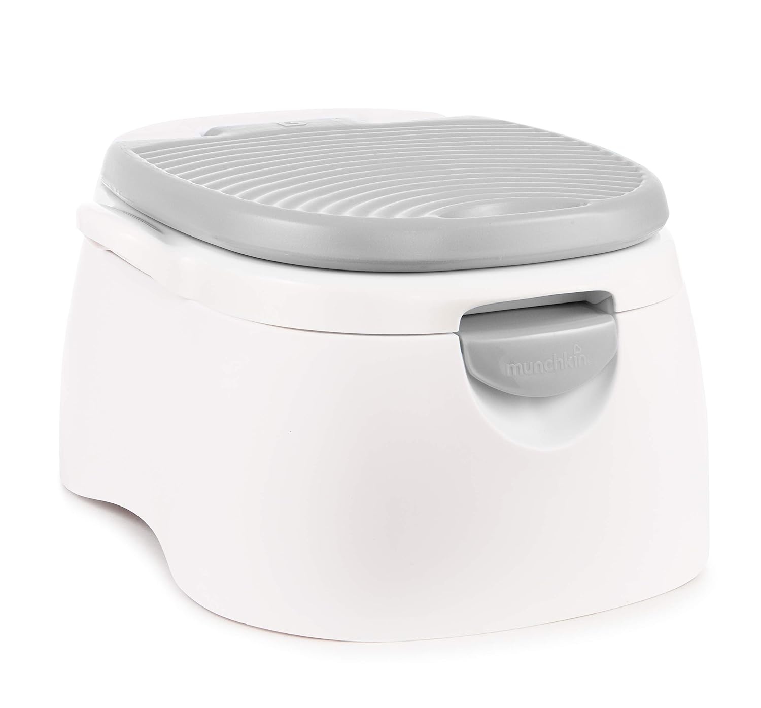 image:imageMunchkin Arm amp Hammer MultiStage 3in1 Potty Seat Potty Chair Trainer Ring and Step Stool GreyPotty