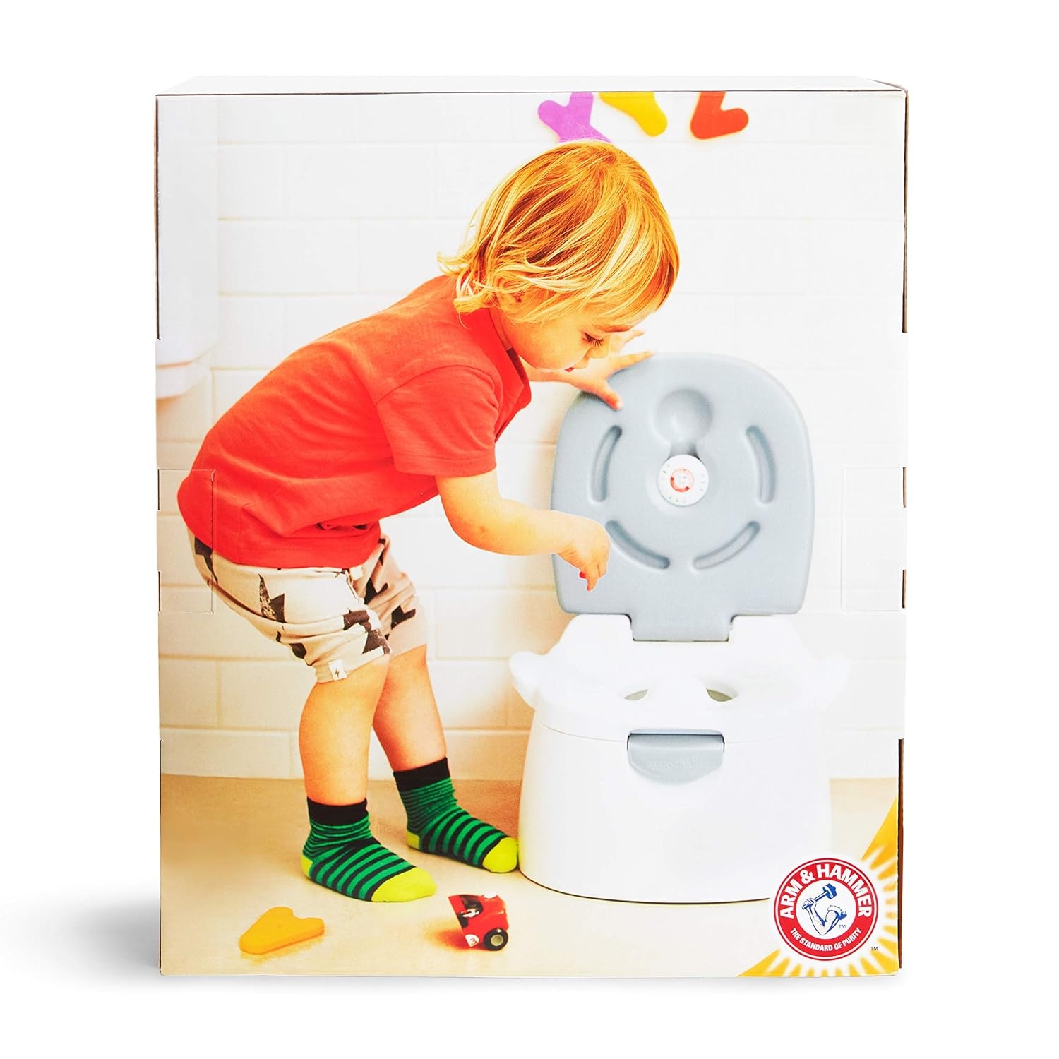image:imageMunchkin Arm amp Hammer MultiStage 3in1 Potty Seat Potty Chair Trainer Ring and Step Stool GreyPotty