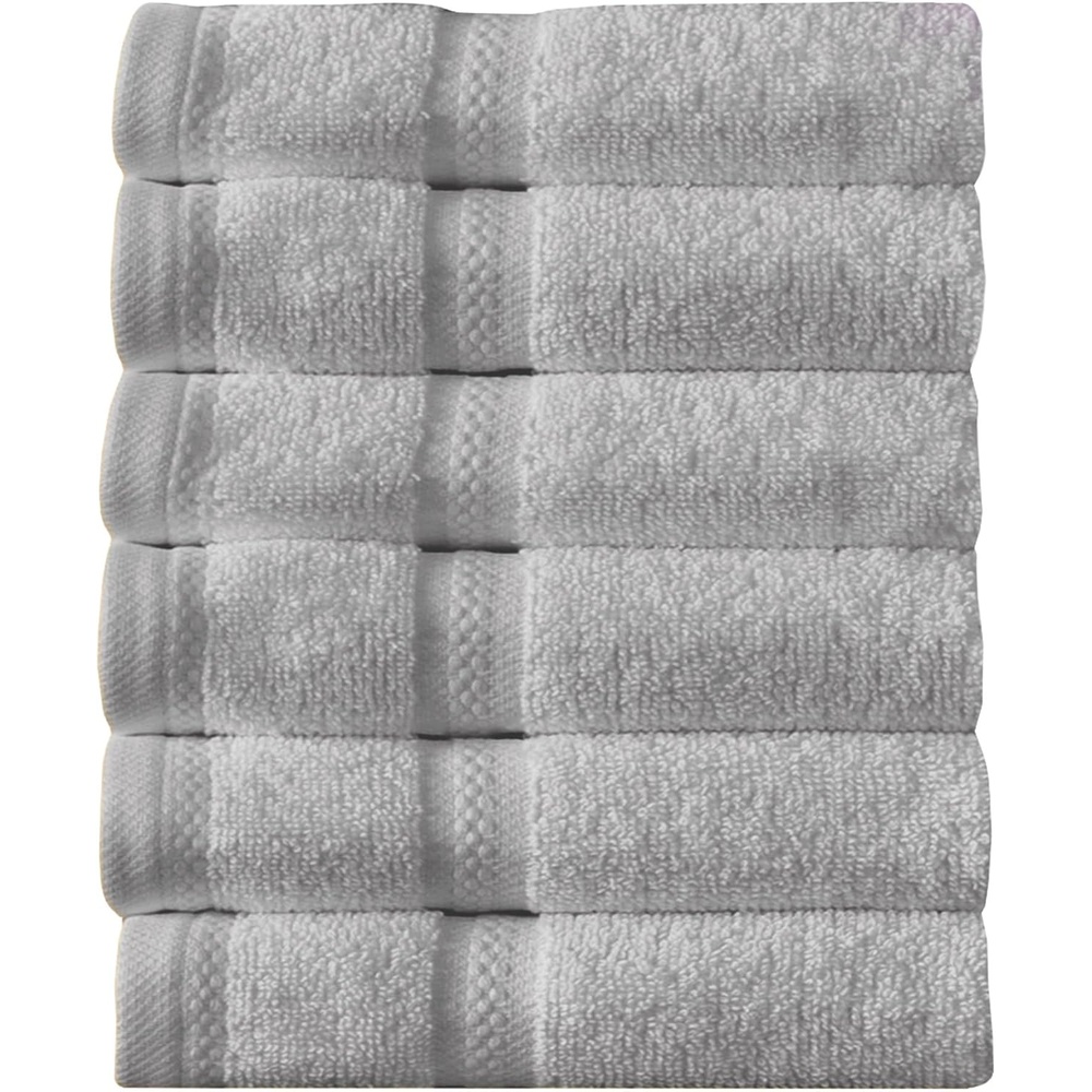 image:imageArm amp Hammer Performance Towel Washcloth Set 6 Piece KhakiLight Grey