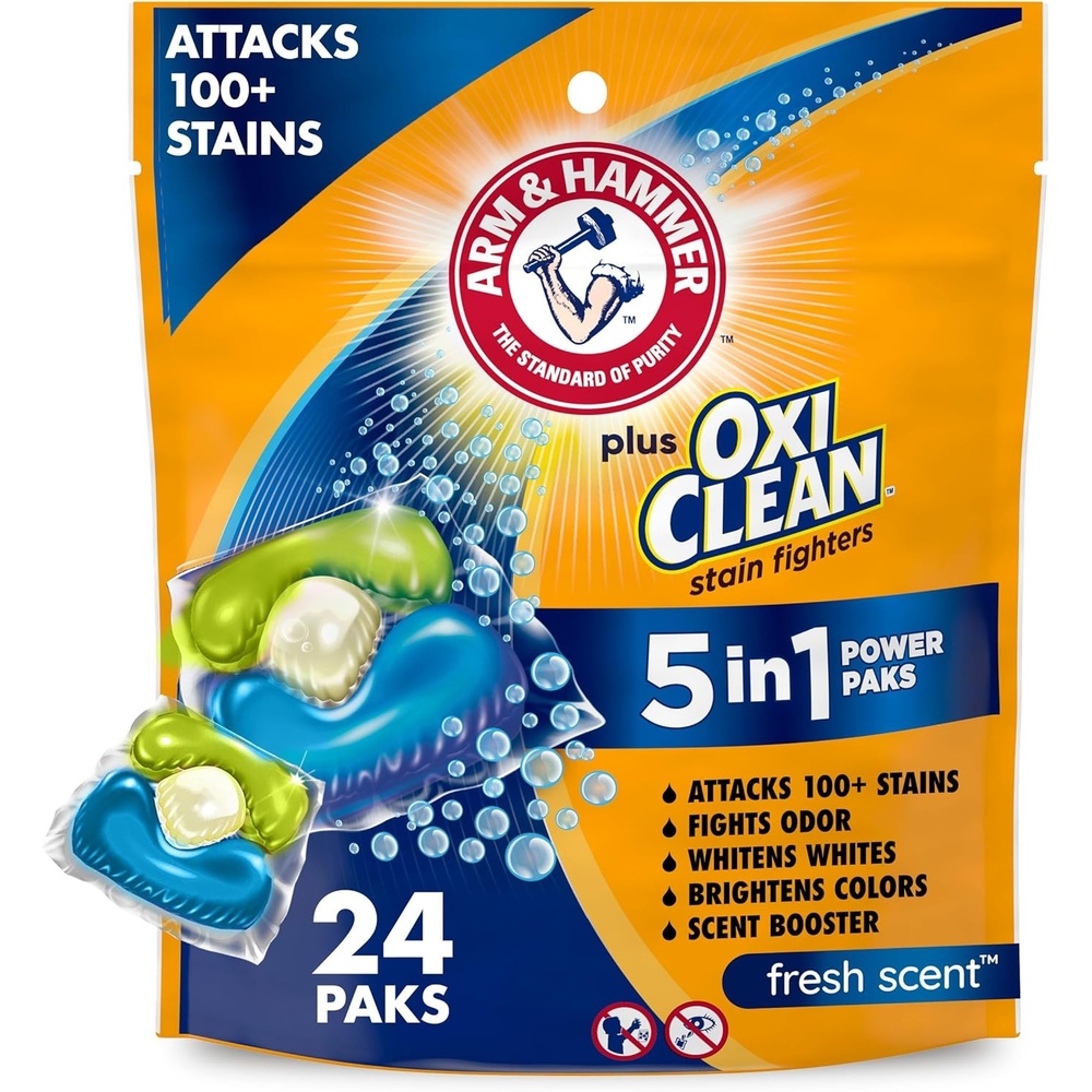 image:imageArm amp Hammer Sensitive Fresh Scent 5IN1 Power Paks 42 countFresh Scent