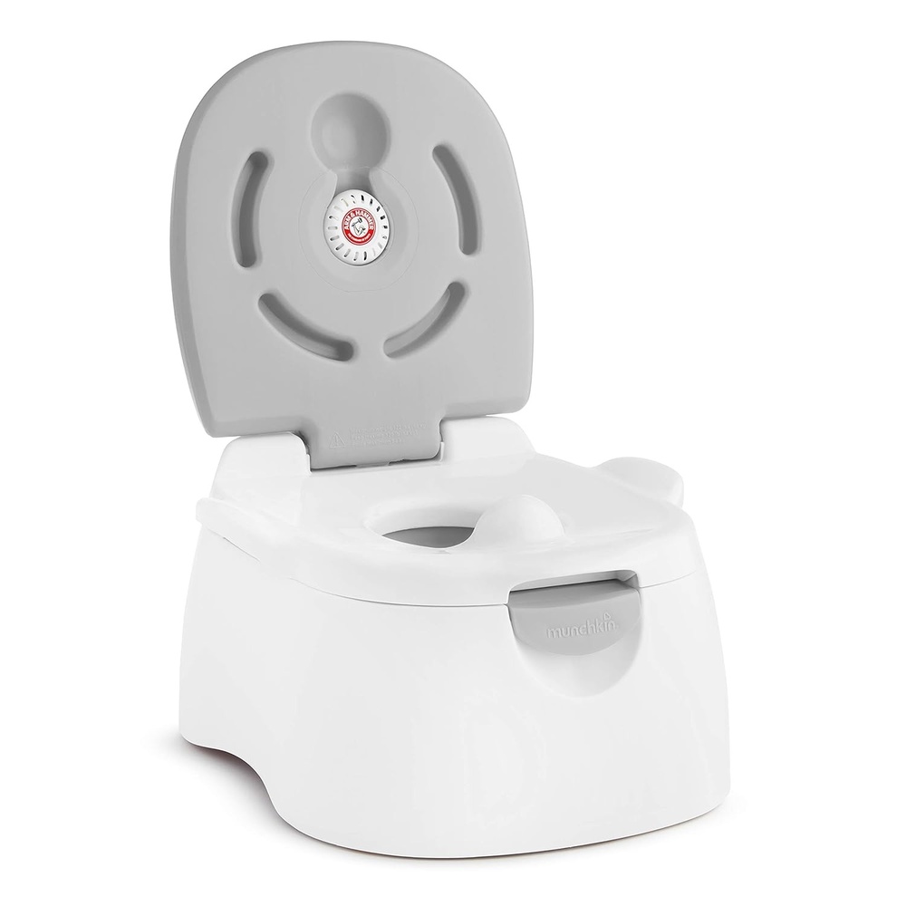 image:imageMunchkin Arm amp Hammer MultiStage 3in1 Potty Seat Potty Chair Trainer Ring and Step Stool GreyPotty