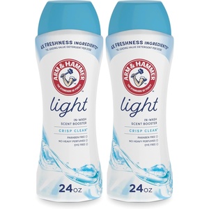 image:imageARM amp HAMMER Light InWash Scent Booster Laundry Scent Booster Crisp Clean scent 24 Oz24 Ounce Pack of 2