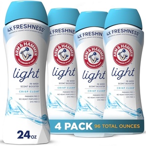 image:imageARM amp HAMMER Light InWash Scent Booster Laundry Scent Booster Crisp Clean scent 24 Oz24 Ounce Pack of 4