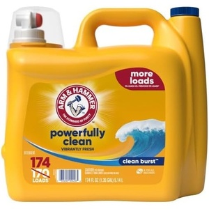 image:imageARM amp HAMMER Liquid Laundry Detergent Powerfully Clean Clean Burst Scent More Loads 205 Loads 205 Fl OzClean Burst Fresh