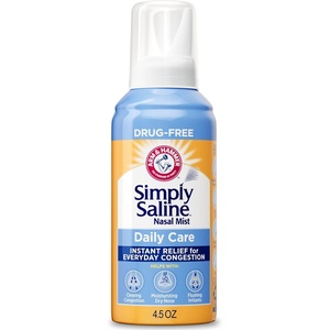 image:imageARM amp HAMMER Simply Saline Nasal Care Daily Mist 45oz  Instant Relief for Every Day Congestion  One 45oz BottleMedication