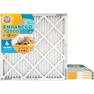 image:imageArm amp Hammer 20x30x1 Air Filter 4Pack  Merv 8  Enhanced Allergen  Pet Fresh Odor Reduction  Contains Pure Baking Soda  HVAC AC Furnace  Made in USA  Actual Size 1975 x 2975 x 07512x12x1