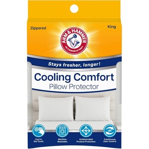 image:imageArm amp Hammer Cooling Comfort Zippered Pillow Protector 2Pack StandardQueenKing