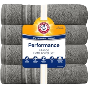 image:imageArm amp Hammer Performance Bath Towels 4 Piece GreyGrey