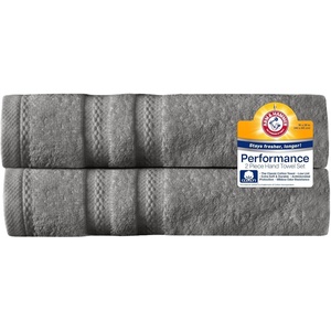 image:imageArm amp Hammer Performance Hand Towels 2 Piece Dark BlueGrey
