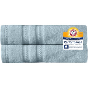 image:imageArm amp Hammer Performance Hand Towels 2 Piece Dark BlueLight Blue