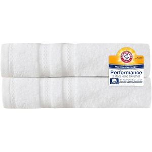 image:imageArm amp Hammer Performance Hand Towels 2 Piece Dark BlueWhite