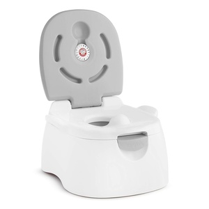 image:imageMunchkin Arm amp Hammer MultiStage 3in1 Potty Seat Potty Chair Trainer Ring and Step Stool GreyPotty
