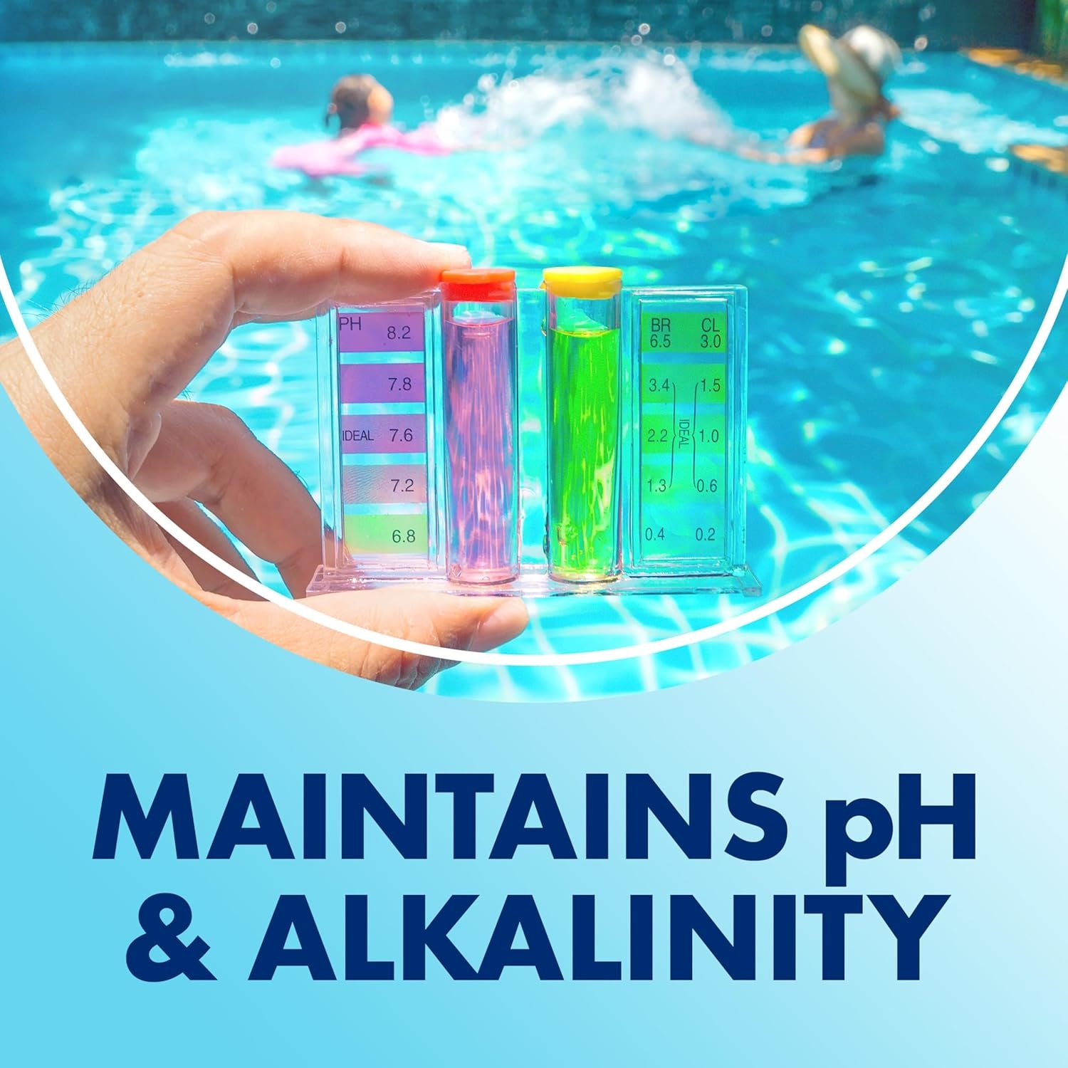 image:imageARM amp Hammer Clear Balance One Step Alkalinity amp pH Maintenance Tablets for Swimming Pools amp Spa LongLasting Water Balancer 24 Count24 Count