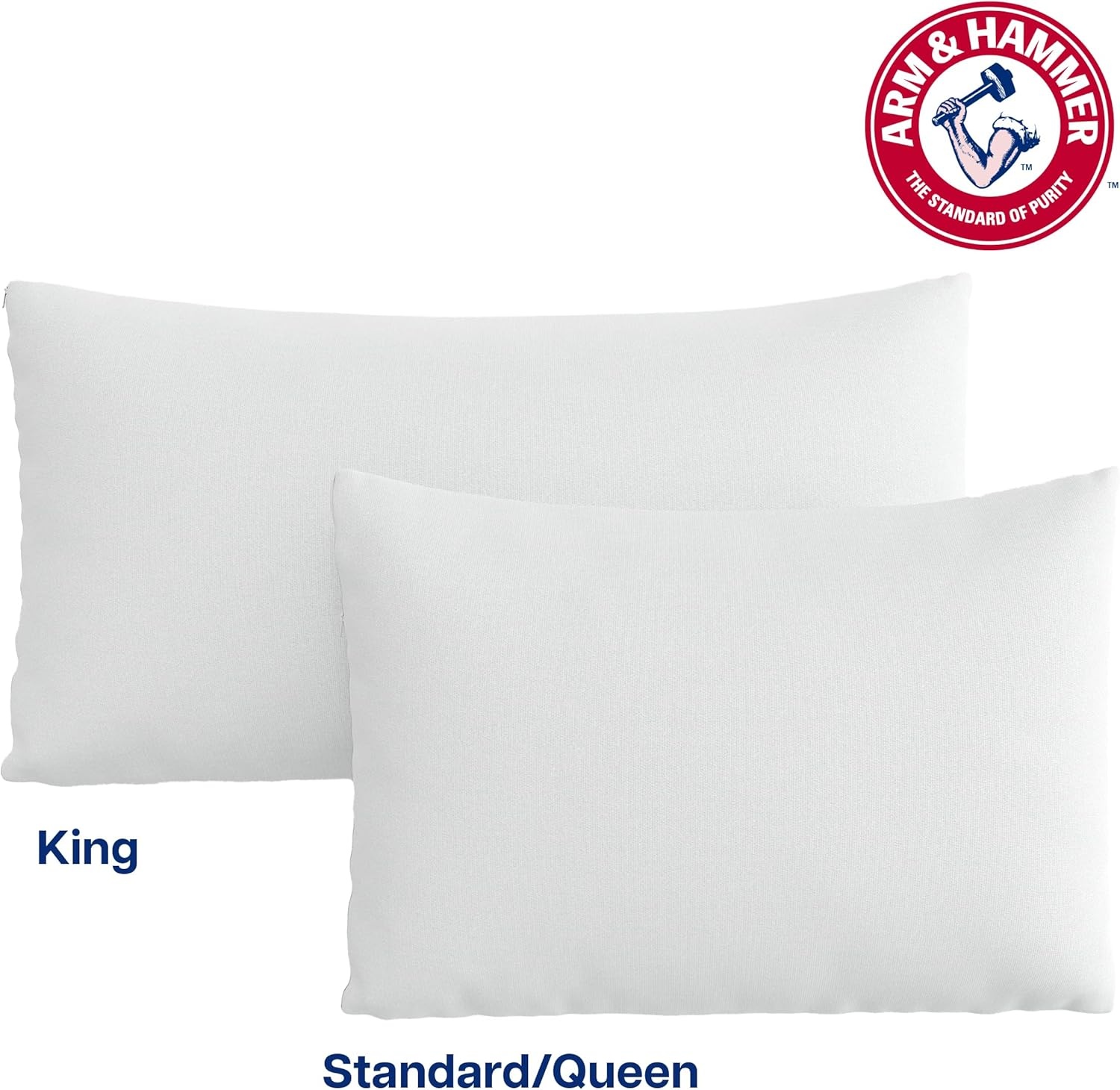 image:imageArm amp Hammer Eco Performance Zippered Pillow Protector with Tencel 2Pack KingKing