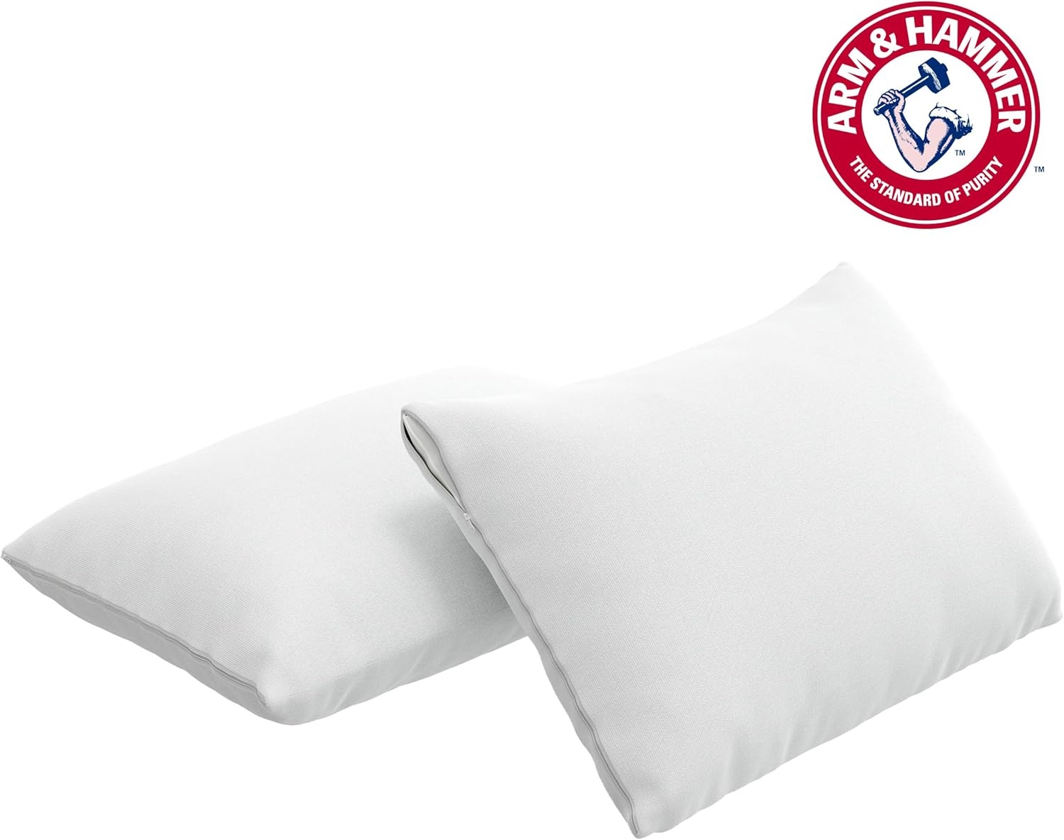 image:imageArm amp Hammer Eco Performance Zippered Pillow Protector with Tencel 2Pack KingKing